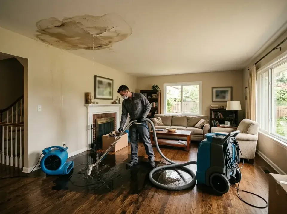 attic-pipe-burst-ceiling-drip-008 — frequently asked questions, Water Damage Restoration & Carpet Care in Wyndham, VA